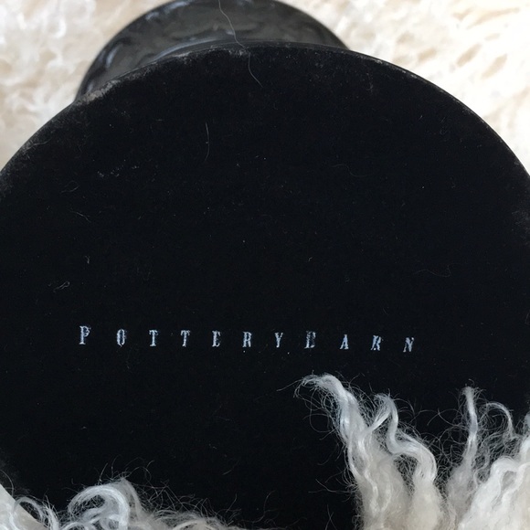 Heavy Pottery Barn Pillar Candle Holder Set of 2 - Picture 4 of 12